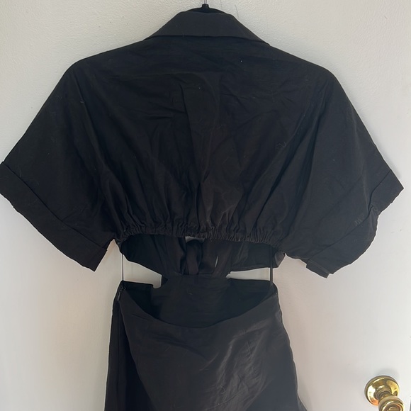 SOLD - Black Summer Dress - Picture 3 of 4